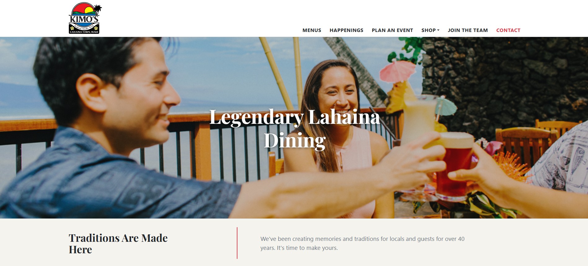 Kimo's page built with Bootstrap 5